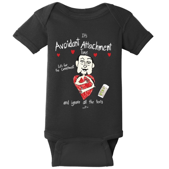 Marcuspork Its Avoidant Attachment Time Lets Fear The Commitment And Ignore Baby Bodysuit