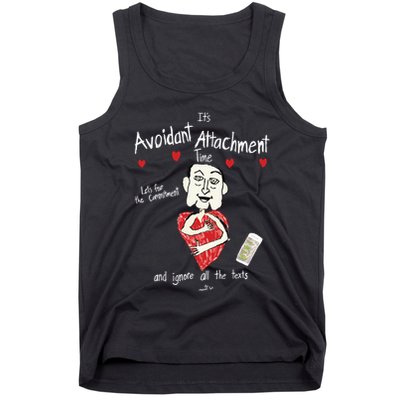 Marcuspork Its Avoidant Attachment Time Lets Fear The Commitment And Ignore Tank Top