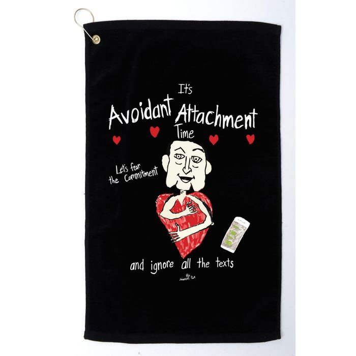 Marcuspork Its Avoidant Attachment Time Lets Fear The Commitment And Ignore Golf Towel