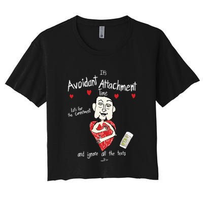 Marcuspork Its Avoidant Attachment Time Lets Fear The Commitment And Ignore Crop Top