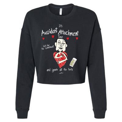 Marcuspork Its Avoidant Attachment Time Lets Fear The Commitment And Ignore Cropped Pullover Crew
