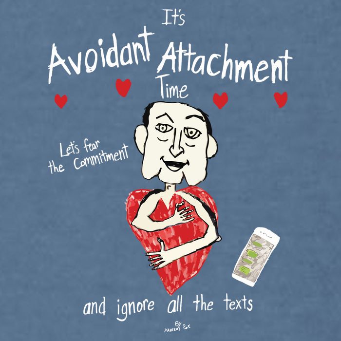 Marcuspork Its Avoidant Attachment Time Lets Fear The Commitment And Ignore Garment-Dyed Sweatshirt