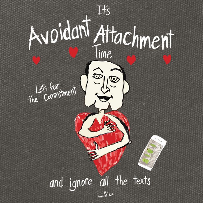 Marcuspork Its Avoidant Attachment Time Lets Fear The Commitment And Ignore Cotton Canvas Backpack