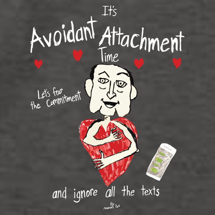 Marcuspork Its Avoidant Attachment Time Lets Fear The Commitment And Ignore Vector Backpack