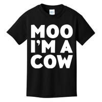 Moo Im A Cow Costume Kids T-Shirt