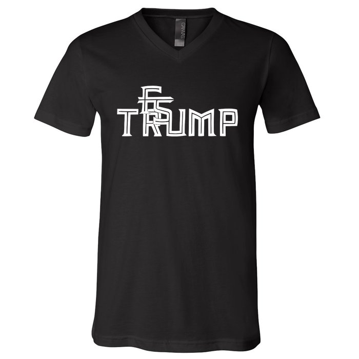 Mike Is A Nole Dc2 Fsr Trump V-Neck T-Shirt