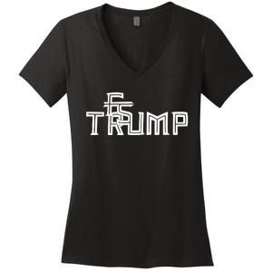 Mike Is A Nole Dc2 Fsr Trump Women's V-Neck T-Shirt