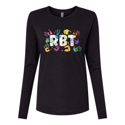 Mental Illness Awareness Registered Behavior Technician RBT Womens Cotton Relaxed Long Sleeve T-Shirt