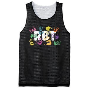 Mental Illness Awareness Registered Behavior Technician RBT Mesh Reversible Basketball Jersey Tank