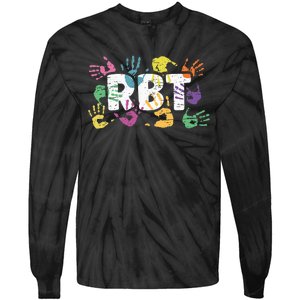 Mental Illness Awareness Registered Behavior Technician RBT Tie-Dye Long Sleeve Shirt