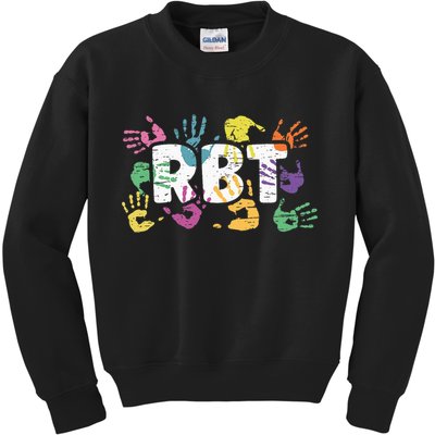 Mental Illness Awareness Registered Behavior Technician RBT Kids Sweatshirt