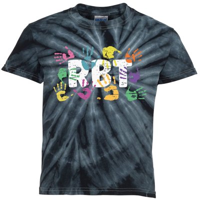 Mental Illness Awareness Registered Behavior Technician RBT Kids Tie-Dye T-Shirt