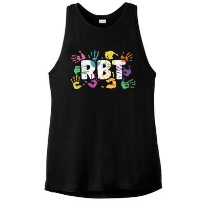 Mental Illness Awareness Registered Behavior Technician RBT Ladies PosiCharge Tri-Blend Wicking Tank