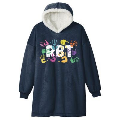 Mental Illness Awareness Registered Behavior Technician RBT Hooded Wearable Blanket
