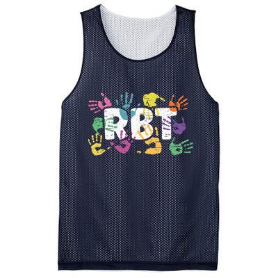 Mental Illness Awareness Registered Behavior Technician RBT Mesh Reversible Basketball Jersey Tank
