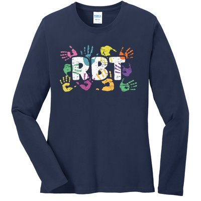 Mental Illness Awareness Registered Behavior Technician RBT Ladies Long Sleeve Shirt