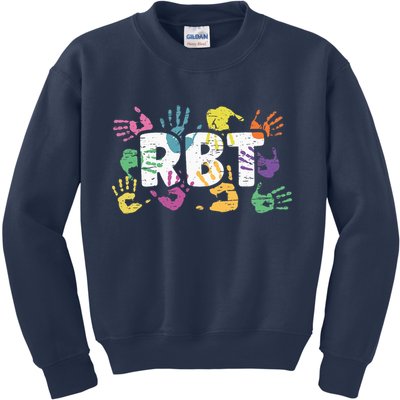 Mental Illness Awareness Registered Behavior Technician RBT Kids Sweatshirt