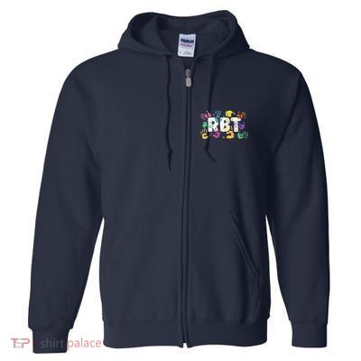Mental Illness Awareness Registered Behavior Technician RBT Full Zip Hoodie
