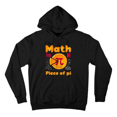 Math is a Piece of Pie happy pi day mathematic math teacher Hoodie