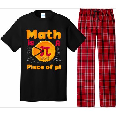 Math is a Piece of Pie happy pi day mathematic math teacher Pajama Set