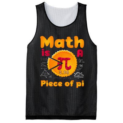 Math is a Piece of Pie happy pi day mathematic math teacher Mesh Reversible Basketball Jersey Tank