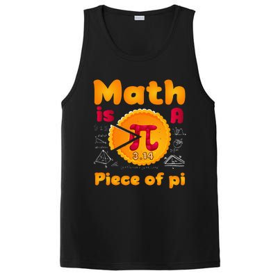 Math is a Piece of Pie happy pi day mathematic math teacher PosiCharge Competitor Tank