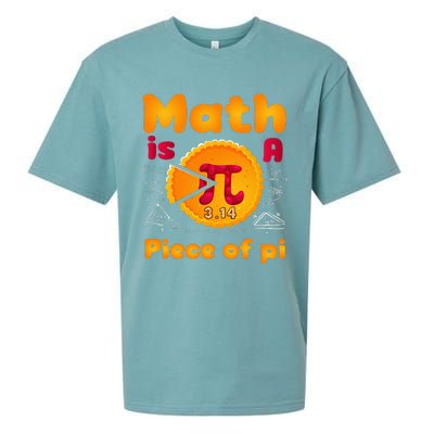 Math is a Piece of Pie happy pi day mathematic math teacher Sueded Cloud Jersey T-Shirt