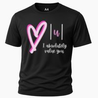 Math I Absolutely Value You Valentine's Day Math Teacher Cooling Performance Crew T-Shirt