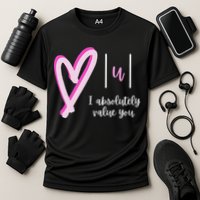 Math I Absolutely Value You Valentine's Day Math Teacher Cooling Performance Crew T-Shirt