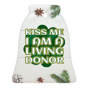 Me I'm A Living Donor St. Patrick's Organ Donor Ceramic Bell Ornament