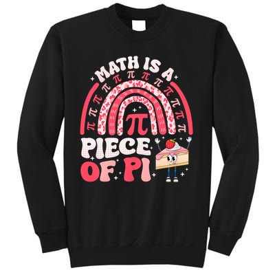 Math is a Piece of Pie Pi Day Pi 3.14 Symbol Funny Math Pun Sweatshirt