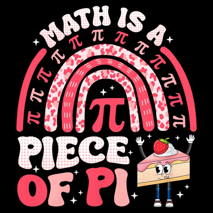 Math is a Piece of Pie Pi Day Pi 3.14 Symbol Funny Math Pun 16 in Basic Backpack