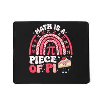 Math is a Piece of Pie Pi Day Pi 3.14 Symbol Funny Math Pun Mousepad