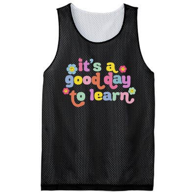  Motivational It's A Good Day To Learn Teacher Mesh Reversible Basketball Jersey Tank