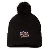  Motivational It's A Good Day To Learn Teacher Pom Pom 12in Knit Beanie