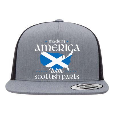 Made In America With Scottish Parts Scotland Pride Heritage Flat Bill Trucker Hat