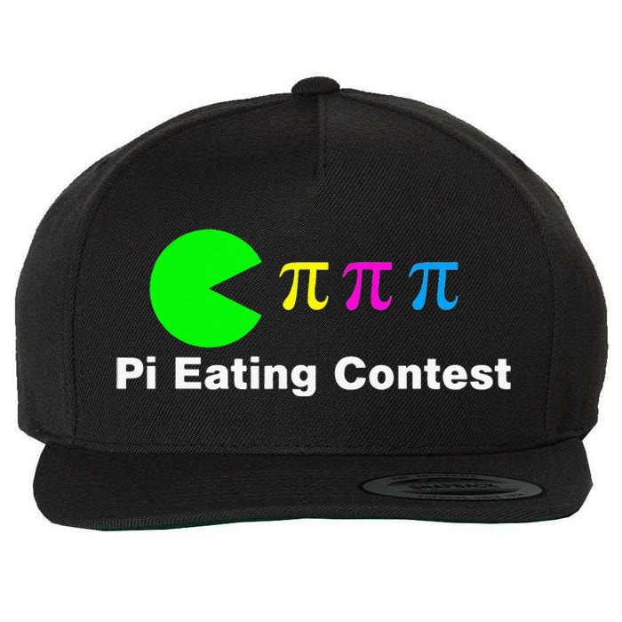 Math is a Piece of Pie Pi Day & Math Lover Wool Snapback Cap