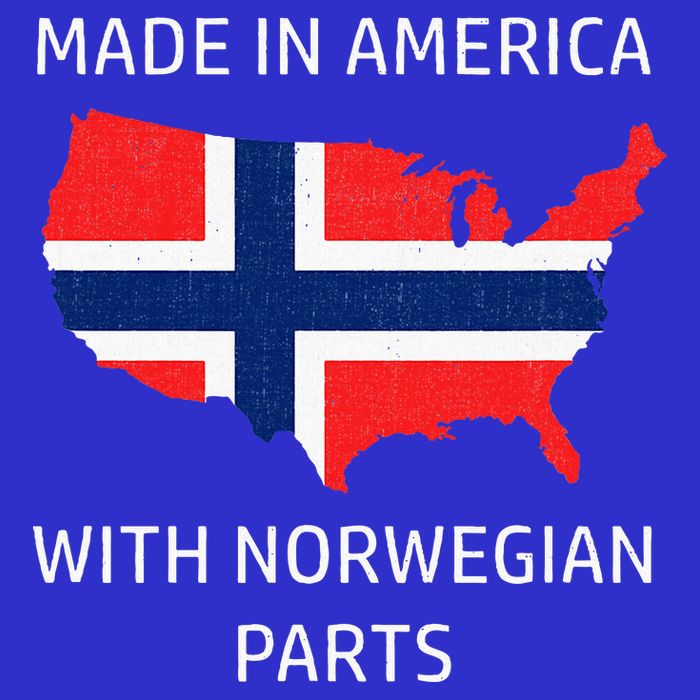 Made In America With Norwegian Parts Norway And Usa Bag