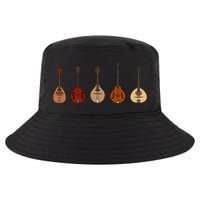 Mandolins In A Row Music Instrument Set Cool Comfort Performance Bucket Hat