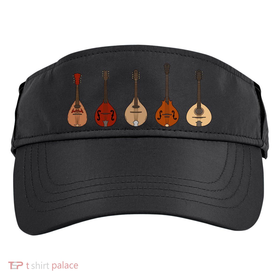 Mandolins In A Row Music Instrument Set Adult Drive Performance Visor