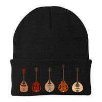 Mandolins In A Row Music Instrument Set Beanie
