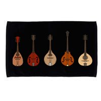 Mandolins In A Row Music Instrument Set Microfiber Hand Towel