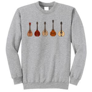 Mandolins In A Row Music Instrument Set Sweatshirt