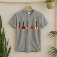 Mandolins In A Row Music Instrument Set T-Shirt