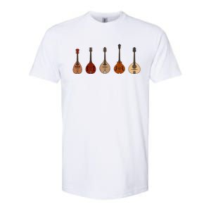 Mandolins In A Row Music Instrument Set Softstyle CVC T-Shirt