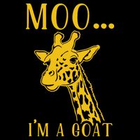 Moo I'm A Goat Funny Giraffe Cow Wool Snapback Cap