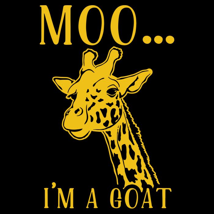 Moo I'm A Goat Funny Giraffe Cow Wool Snapback Cap