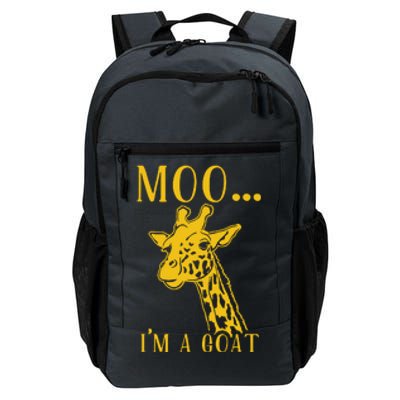 Moo I'm A Goat Funny Giraffe Cow Daily Commute Backpack