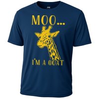 Moo I'm A Goat Funny Giraffe Cow Cooling Performance Crew T-Shirt
