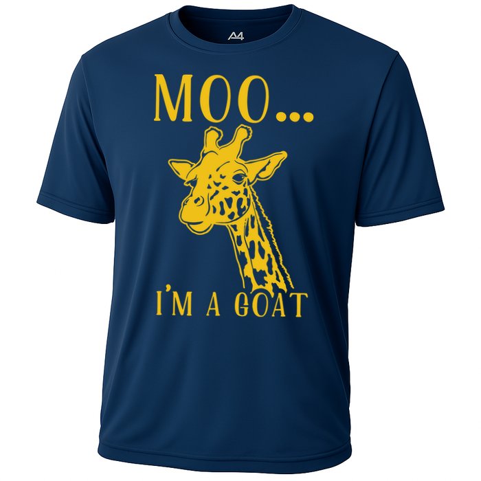 Moo I'm A Goat Funny Giraffe Cow Cooling Performance Crew T-Shirt